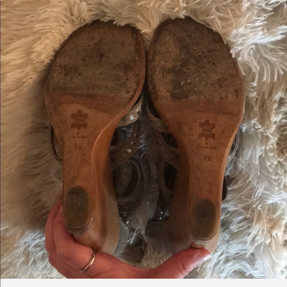COPY - Sigerson Morrison Suede Strappy Wedges - Picture 4 of 4